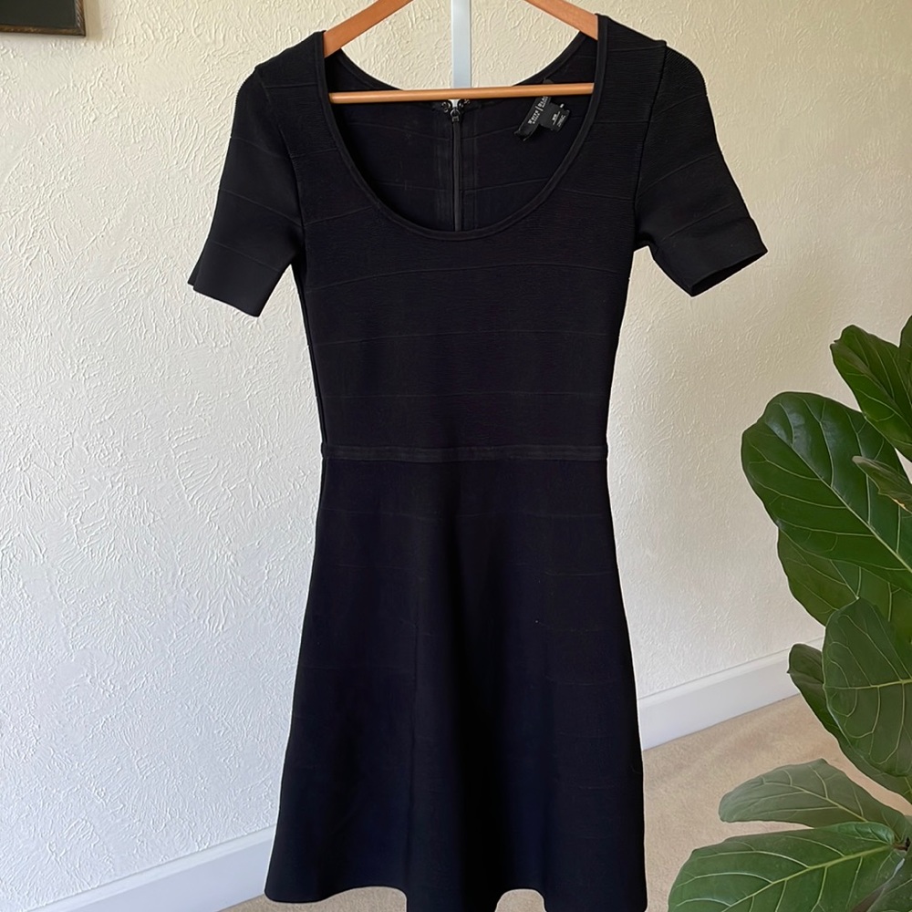 WHBM beautiful knit mini skater dress